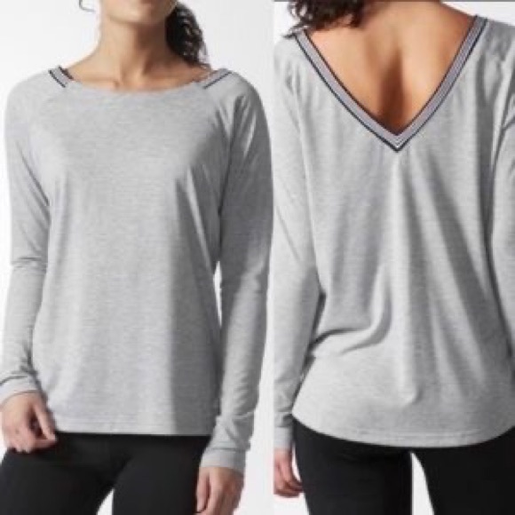 4 for $20 🖤 ADIDAS Low Back V Long Sleeve Tee